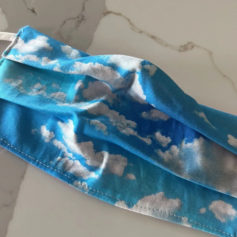 Handmade Cloud Pattern Facemask